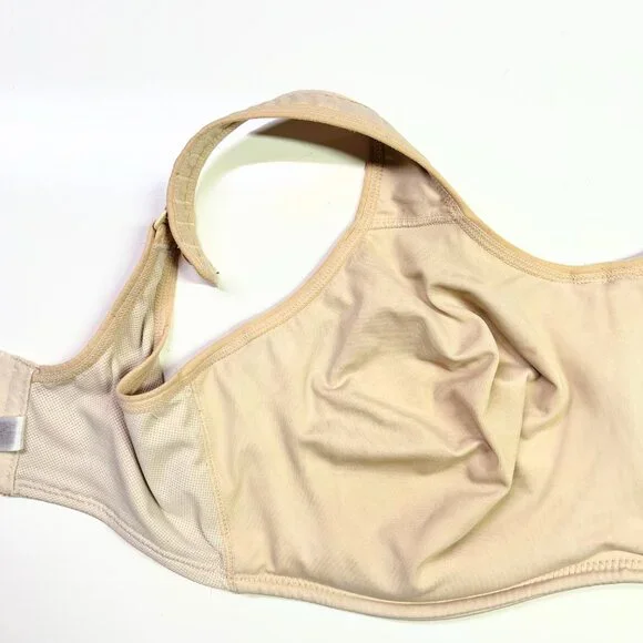 Wacoal 34G Nude Sand Underwire Bra Simone Sports High-Impact 855170 *Wear - Picture 6 of 9